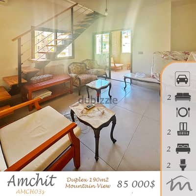 Amchit | Catchy 463$/m² | 190m² Duplex | Terrace | Balcony | 2 Parking