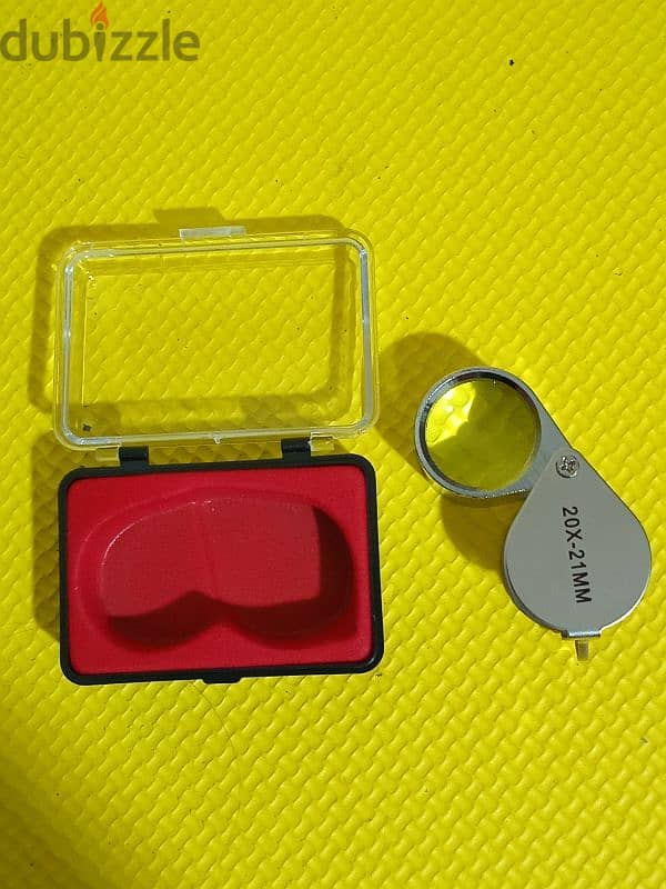 Mini 20x Glass Magnifier Jeweler Eye Jewelry Loupe 0