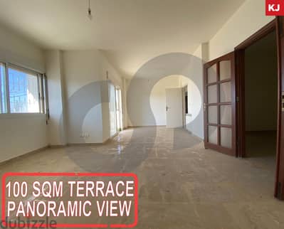 100 SQM TERRACE / PANORAMIC VIEW IN SHEILEH ! REF#KJ01442 !