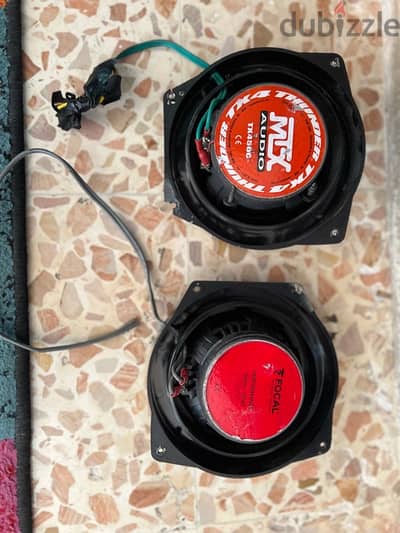 1 speaker mtx + 1 speaker focal