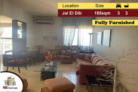 Jal El Dib 185m2 | Fully Furnished | Renovated Flat | Rent|Sea View|MJ