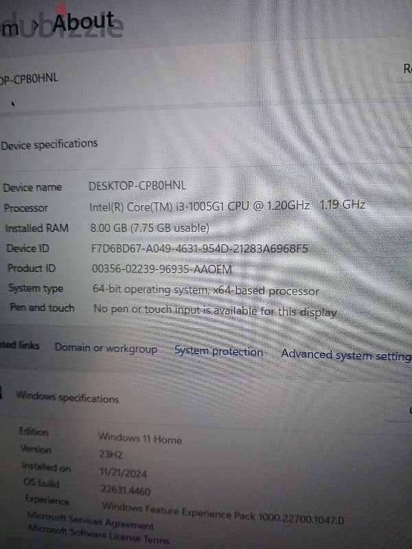 Lenovo laptop v3 generation 11 like new 4