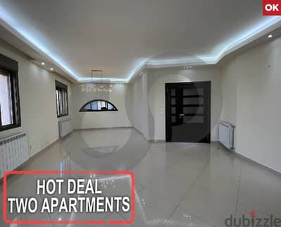 Two apartments, aley, Bhamdoun - Btater/بحمدون - بتاترREF#OK116406