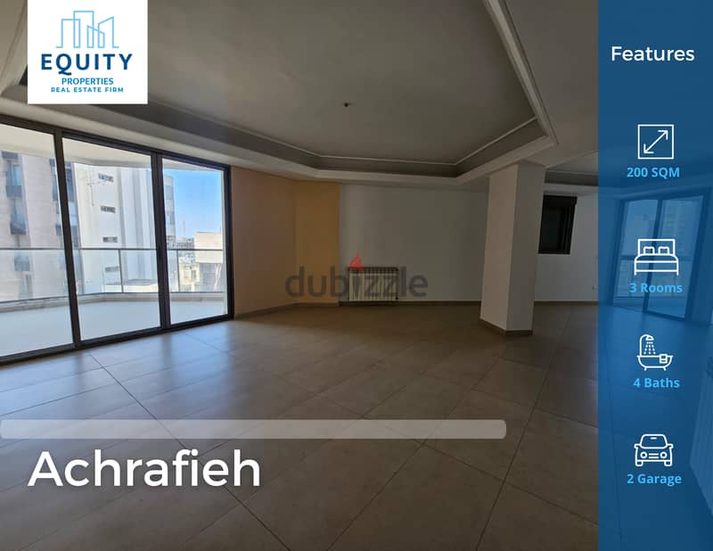 200 SQM Apartment For Sale In Achrafieh شقة للبيع #AA131424 0