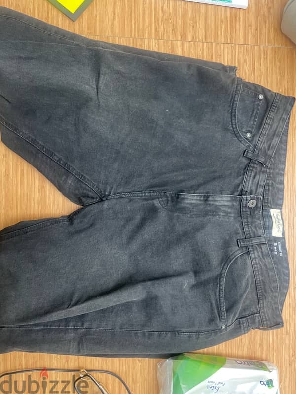 Bershka Denim Dark Gray Jeans - Straight Fit size 46 0