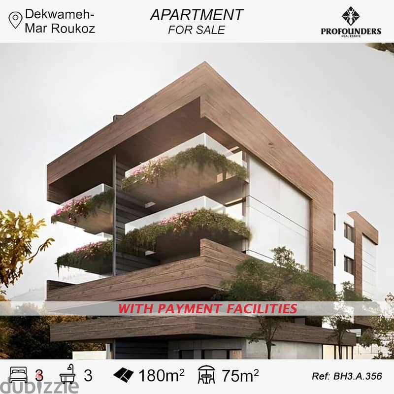 Apartment for Sale in Mar Roukoz شقة للبيع في مار روكز 0