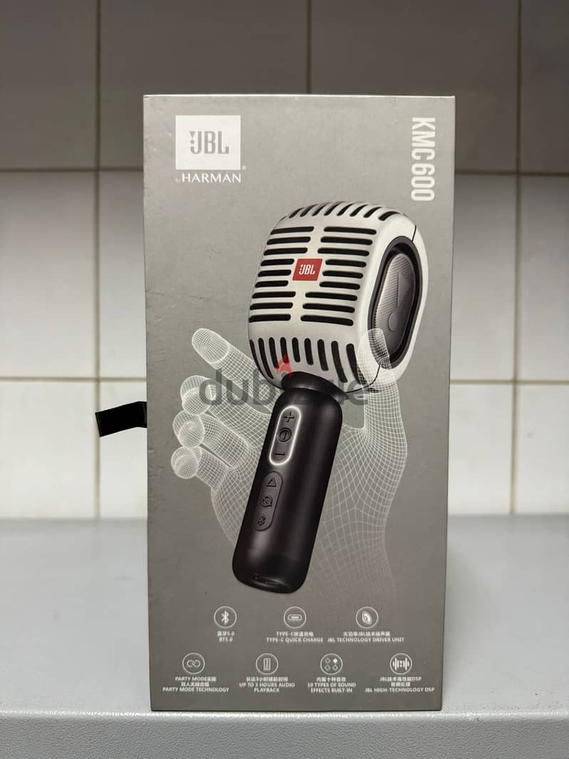 Jbl kMC 600 wireless Karaoke Microphone silver original & best price 0