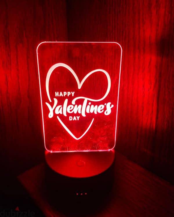 Customized plexi of your choice  led lamp 0