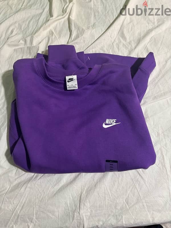 nike sweatshirt purple 0