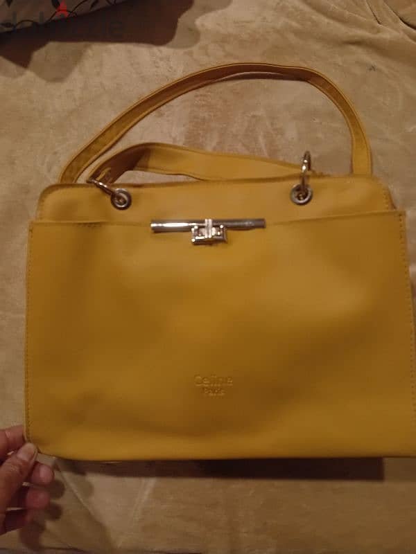 Dark yellow purse 0