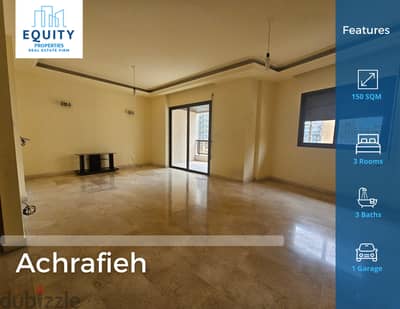 150 SQM Apartment For Rent In Achrafieh شقة للايجار #AA131724