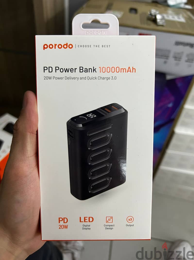 Porodo pd powerbank 10000mah last & best new 0