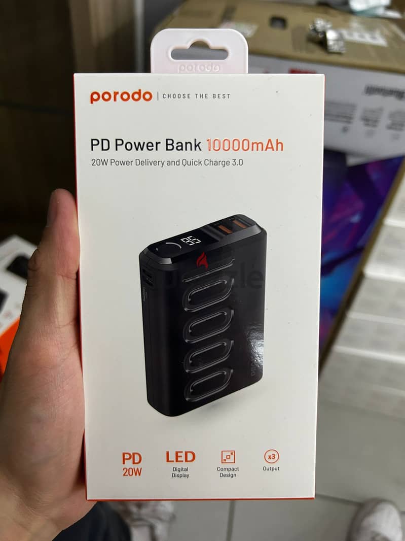 Porodo pd powerbank 10000mah 0