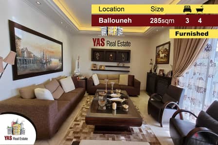 Ballouneh 285m2 | Designer’s Signature | Prime | Furnished | Unique |