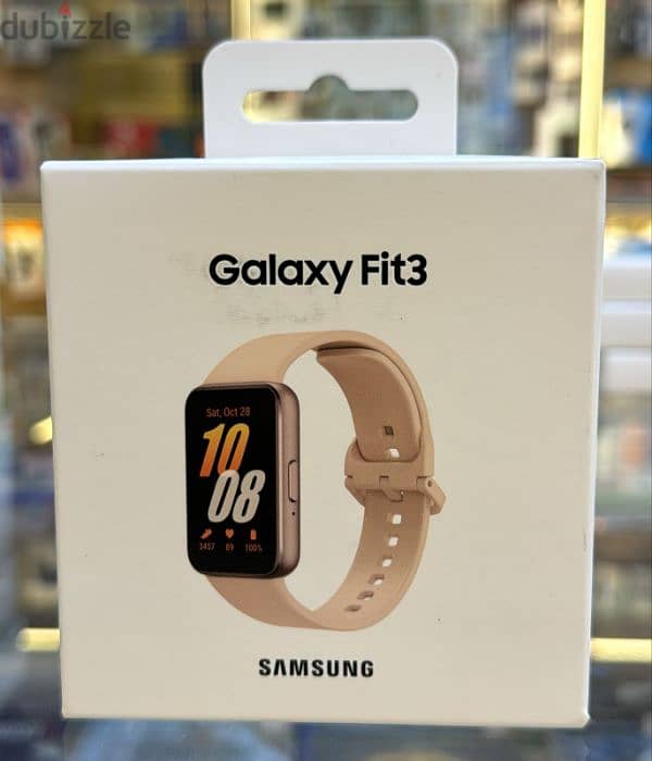 Samsung galaxy watch fit 3 pink gold 0