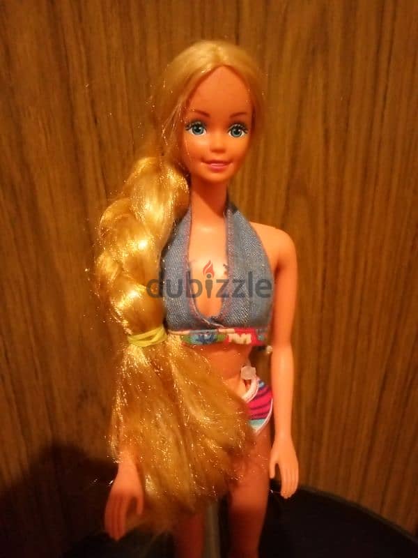 TROPICAL Barbie Rare Vintage Great doll 1985 the longest Hair ever=44$ 1