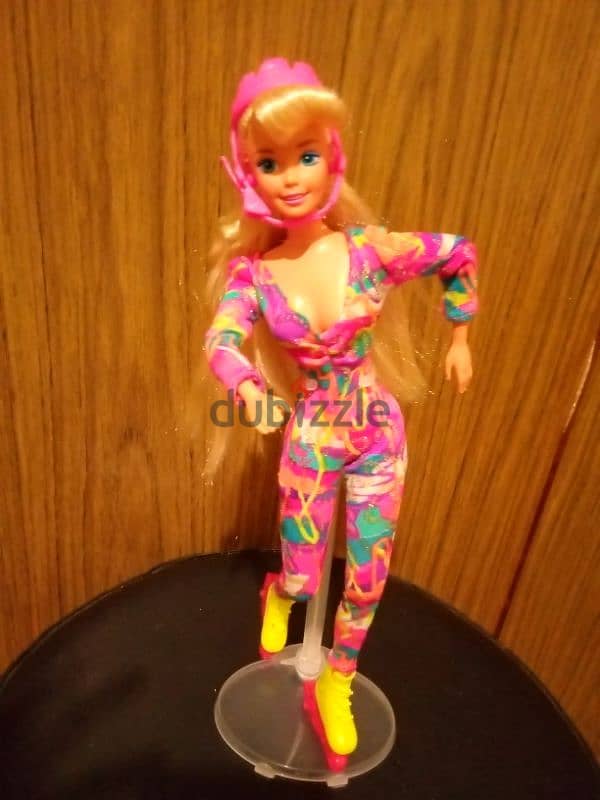 HOT SKATIN Barbie Vintage Rare Mattel NEW doll made in JAPAN year 1995 0