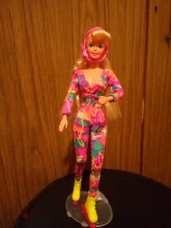 HOT SKATIN Barbie Vintage Rare Mattel NEW doll made in JAPAN year 1995 6