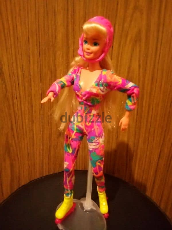 HOT SKATIN Barbie Vintage Rare Mattel NEW doll made in JAPAN year 1995 10