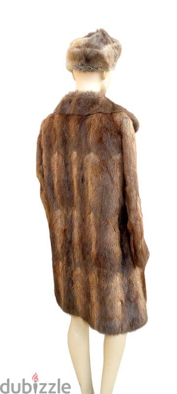 Muskrat Fur Coat Natural Fur 1