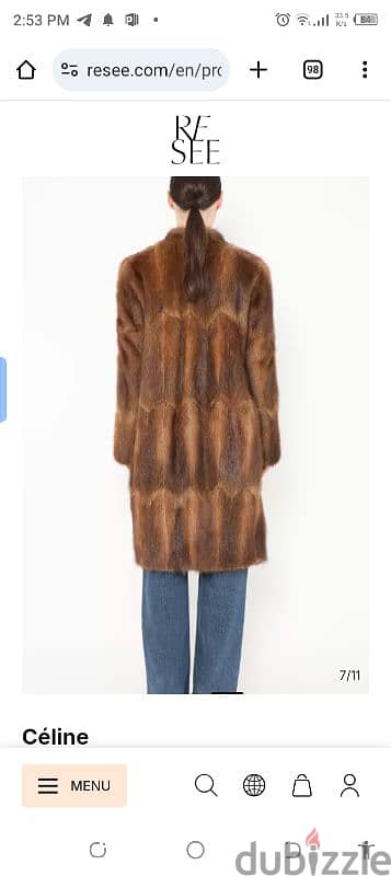 Muskrat Fur Coat Natural Fur 6