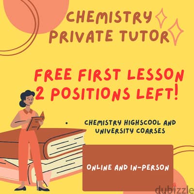 Chemistry Teacher for University and Highschool Students