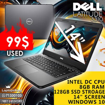 Dell Latitude 3310 Intel DC Cpu 14-inch Laptop Offers