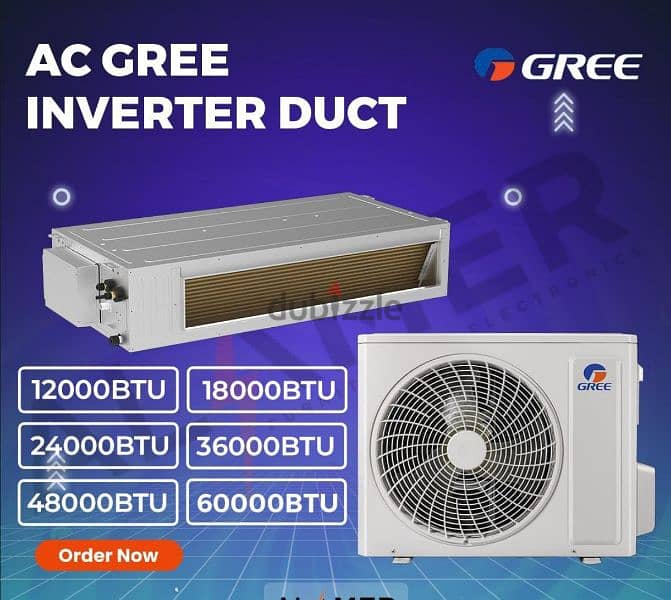 ac inverter all size duct / floor ceiling /cassettie 0