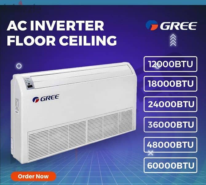 ac inverter all size duct / floor ceiling /cassettie 1