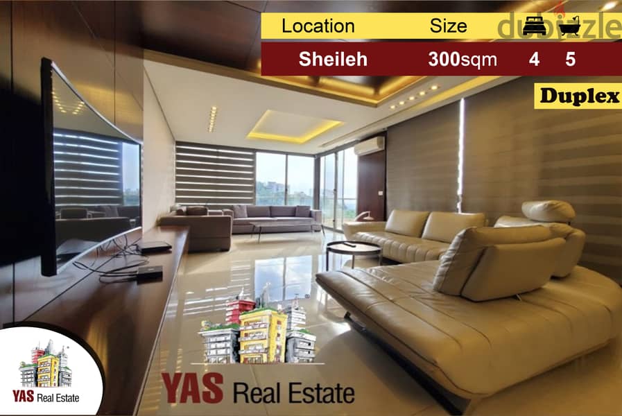 Sheileh 300m2 Duplex + 300m2 Garden | High-End | Panoramic View | 0