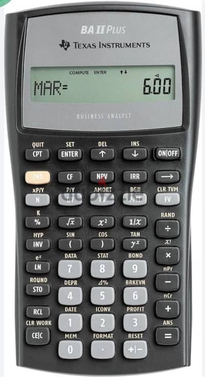 Financial Calculator texas instruments BA2 plus