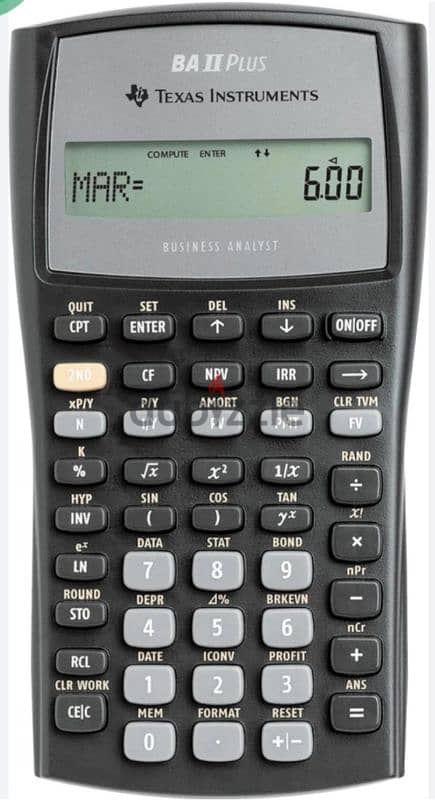 Financial Calculator texas instruments BA2 plus 0