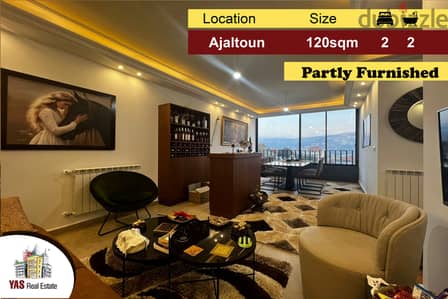 Ajaltoun 120m2 | Partly Furnished | Decorated | Prime Location | KS |