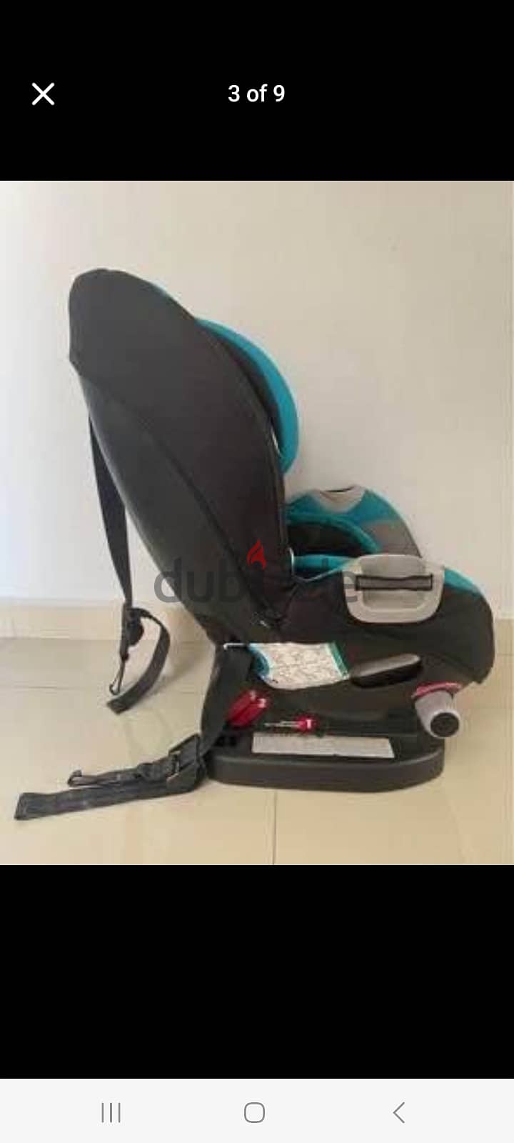 Carseat Evenflo platinum series exellent condition free delivery 6