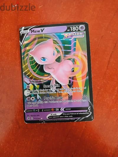 mew pokemon card