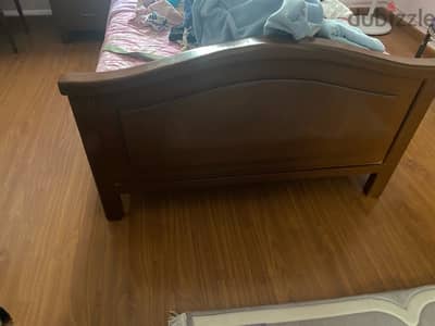 used 1 bed with desk and drawers and mattress