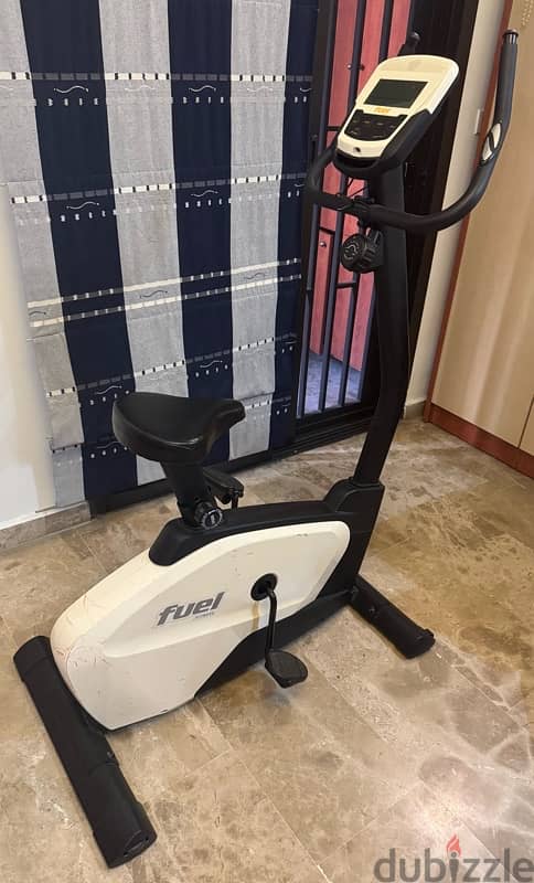 fuel fitness 4.0 upright bike used like new 0