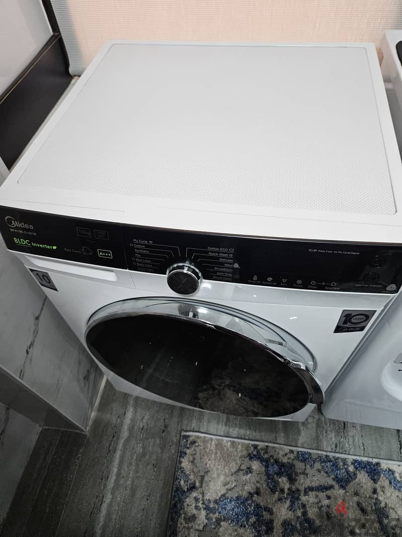 Media washing machine used like new 4