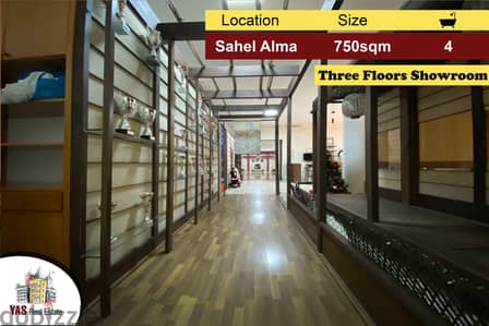 Sahel Alma 750m2 | 3 floors Showroom/Gym | Perfect Investment | RA/IV