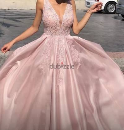 Evening Dress Pink فستان سهرة