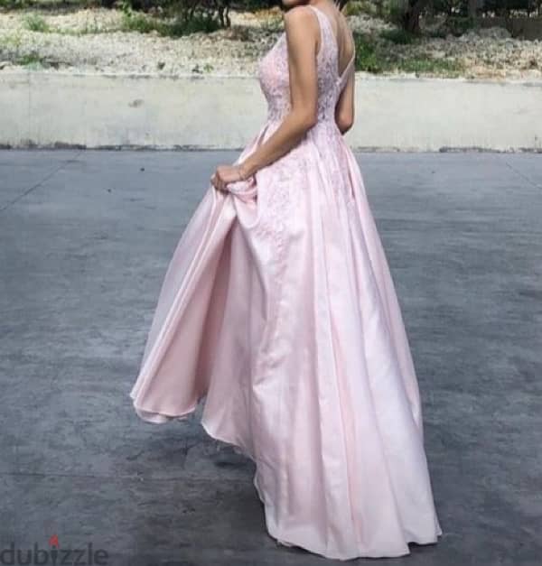 Evening Dress Pink فستان سهرة 3