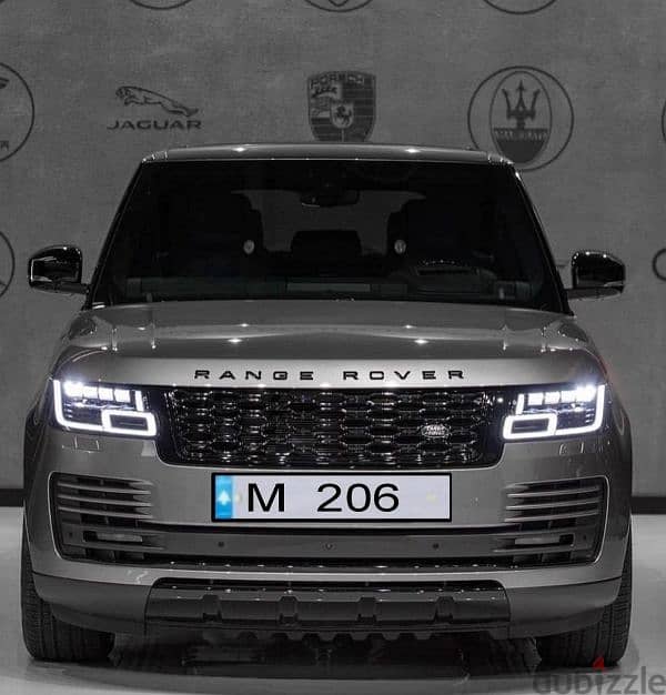 plate Number - Mercedes benz - Range Rover - Special plate - ارقام 0