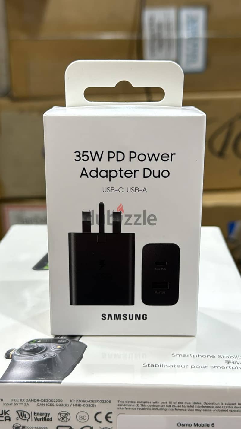 Samsung 35w pd power adapter Duo (usbc,usb-a) original & new price 0