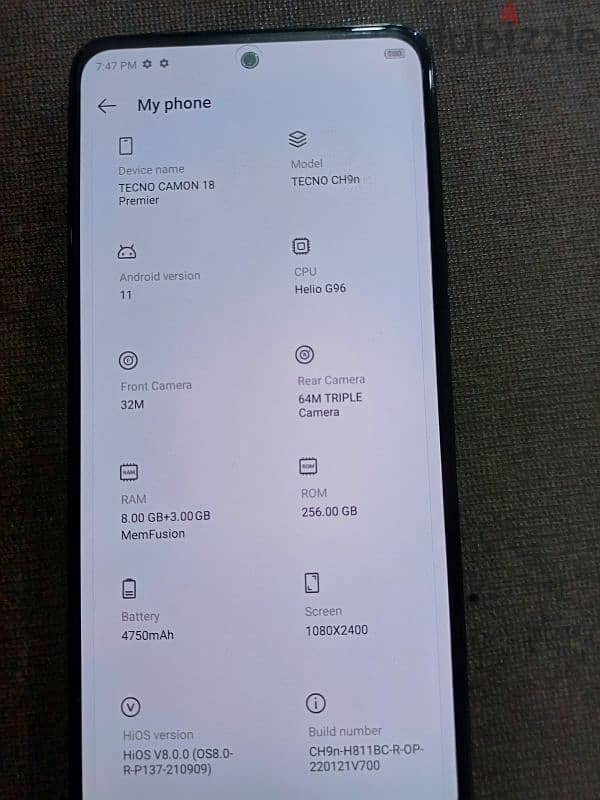 camon 18 premier 2