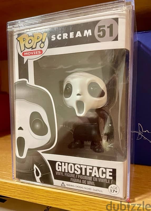 Rare original funko pop ghostface 51 original release (one word) 2014 1