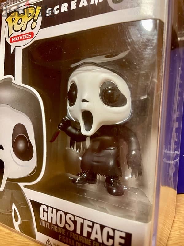 Rare original funko pop ghostface 51 original release (one word) 2014 8