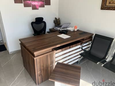 wooden desk