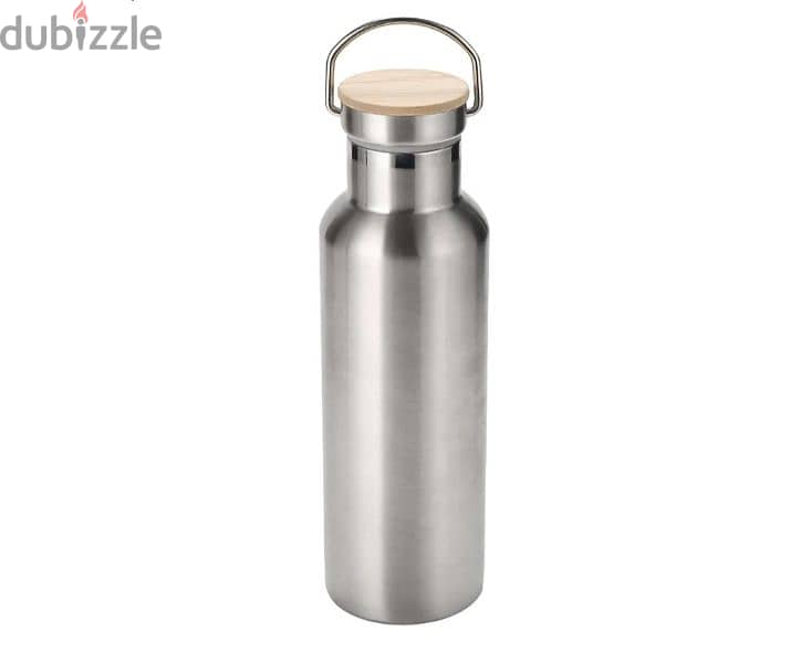 DR stainless steel water bottle bamboo lid (Made in italy)/3$ delivery 3