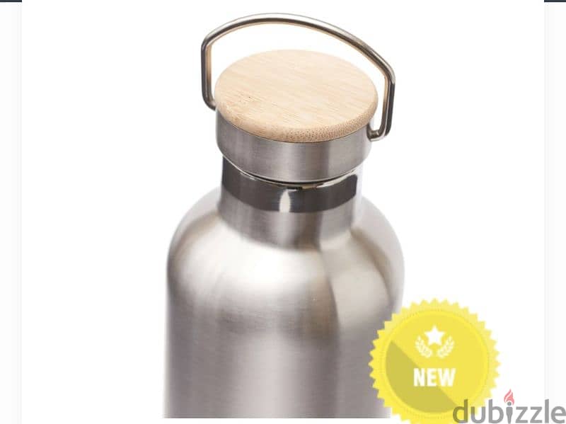 DR stainless steel water bottle bamboo lid (Made in italy)/3$ delivery 4