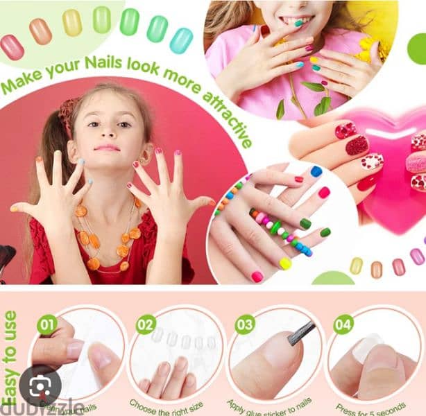 girls fake nails 0